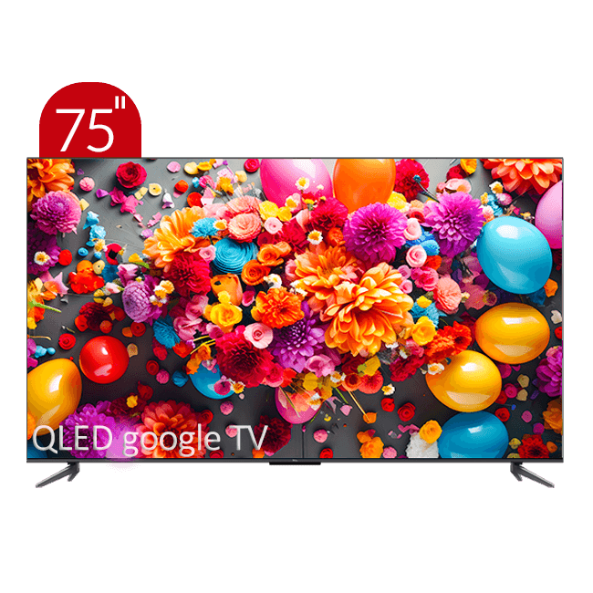 تلویزیون تی سی ال مدل C645 سایز 75 اینچ QLED UHD 4K هوشمند google TV - یزد موبایل