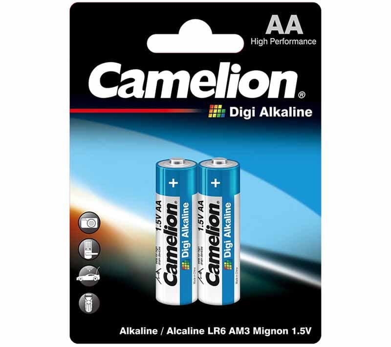 باتری قلمی کملیون مدل Digi Alkaline بسته 2 عددی - یزد موبایل