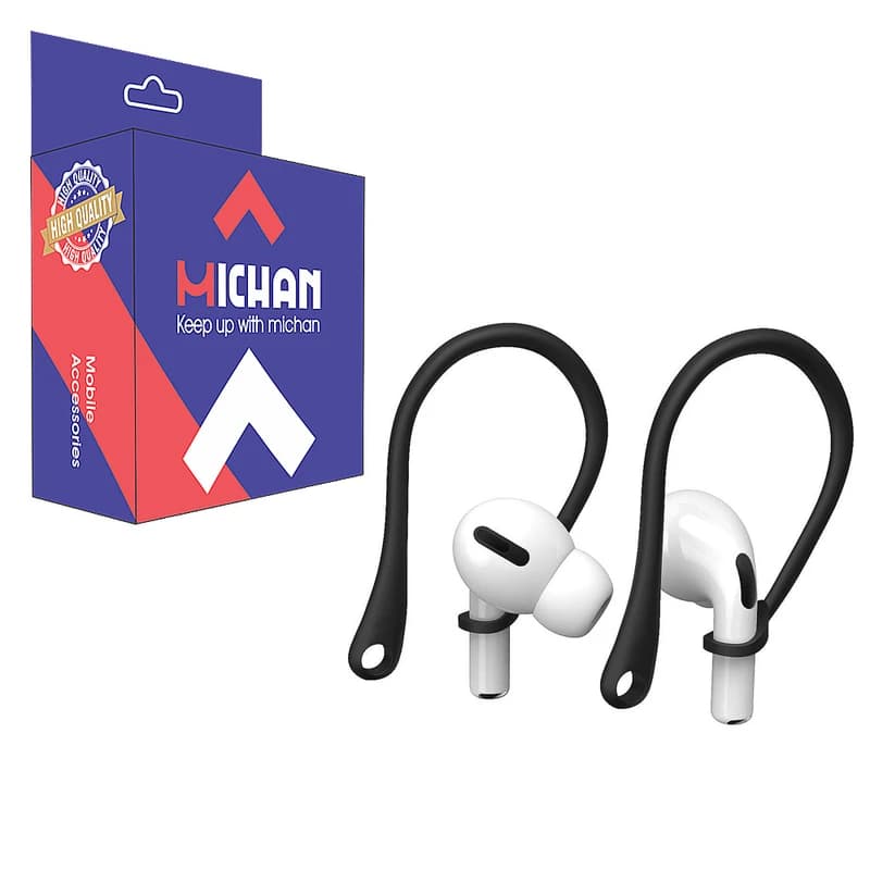 نگهدارنده دور گوشی میچان مدل SLC  مناسب برای هدفون اپل ایرپاد بسته 2 عددی - تصویر 1