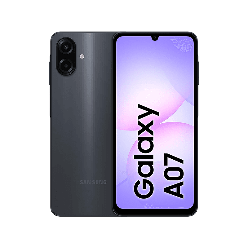 گوشی موبایل سامسونگ مدل Galaxy A07 ظرفیت 64 گیگابایت رم 4 گیگابایت مشکی - یزد موبایل